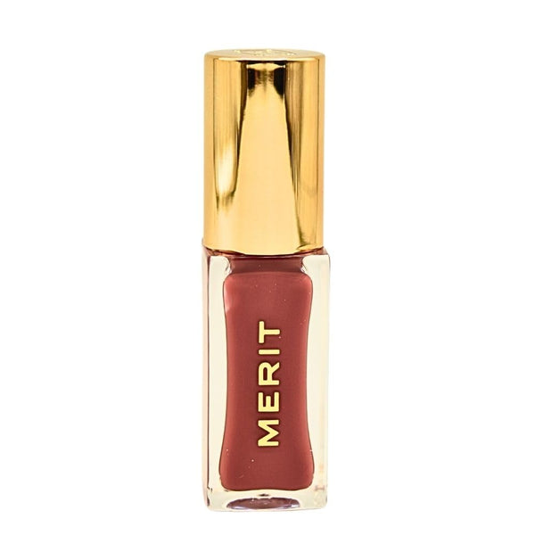 Merit Shade Slick Classics Tinted Lip Oil - Pink Beet (cool pink) 0.23 oz / 7 ml