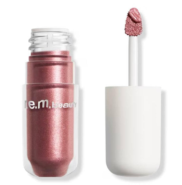 r.e.m. beauty Midnight Shadows Lustrous Liquid Eyeshadow - Experiment (metallic cool rose) + Complimentary Pomegranate Sheet Masque