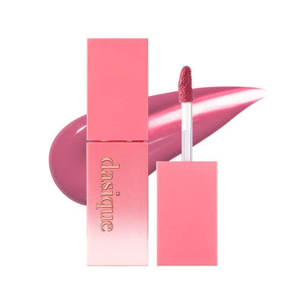 dasique Juicy Dewy Tint (11 Fig Plum) 0.12 oz | Light Application with moisture | Long-wearing Glossy Lip Stain, Non-sticky | Vegan, Cruelty-free | K-beauty