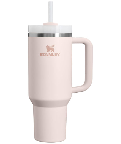 Stanley Quencher H2.0 Tumbler with Straw 40 oz | Flowstate 3-Position Lid | Cup Holder Compatible for Travel | Insulated Stainless Steel Cup | BPA-Free | Rose Quartz