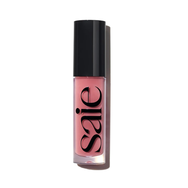 Saie Glossybounce High-Shine Hydrating Lip Gloss Oil - Sheer Tinted Lip Oil with Hyaluronic Acid + Jojoba Oil for Long-Lasting Moisture - Dream (.17 oz)