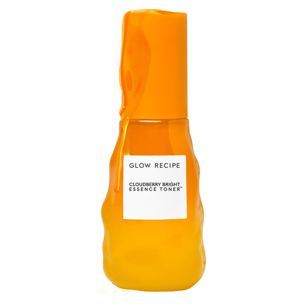 Glow Recipe Cloudberry Brightening Toner + Essence Skincare - CoQ10 Face Toner to Strengthen Skin Barrier + Hydrating Rice Water, Vitamin C, E & 5% Glycerin to Soften & Even Skin Tone - Travel (30 ml)