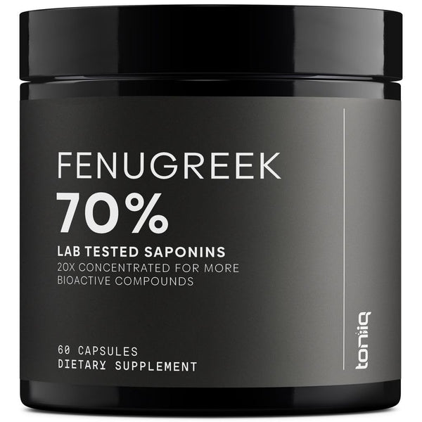 Fenugreek Capsules - Ultra High Potency 20:1 Extract with 70% Saponins - Highly Concentrated - Third-Party Lab Tested - 60 Capsules