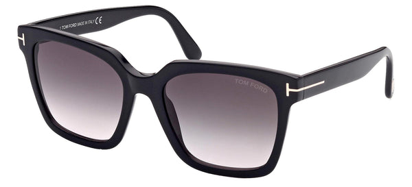 Tom Ford SELBY FT 0952 Black/Grey Shaded 55/19/140 women Sunglasses