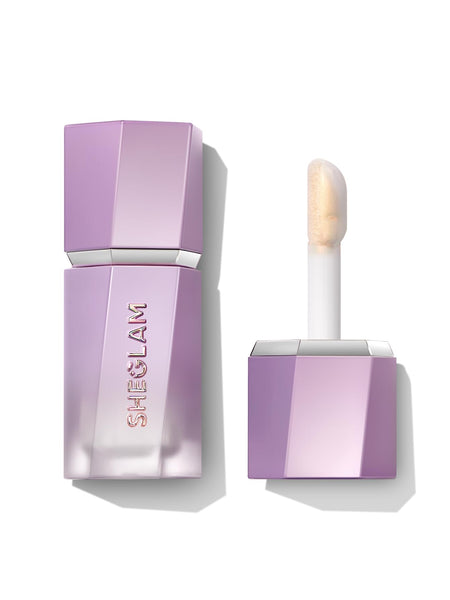 SHEGLAM Chroma-Glow Bloom Liquid Highlighter Color Changing Gel Cream Multichrome Highlighter High-Shine Finish Long Wear Brightening Non-Caking-Stardust
