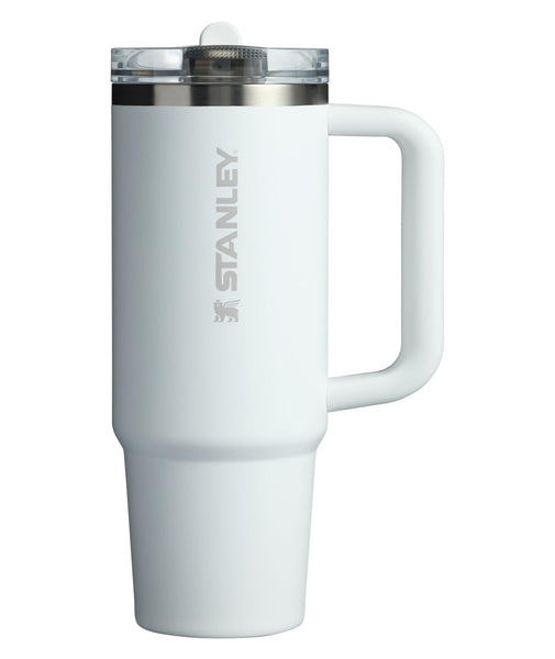 Stanley Quencher ProTour Flip Straw Tumbler with Leakproof Lid 30 oz | Built-In Straw & Handle | Cupholder Compatible for Travel | Insulated Stainless Steel Cup | BPA-Free | Frost