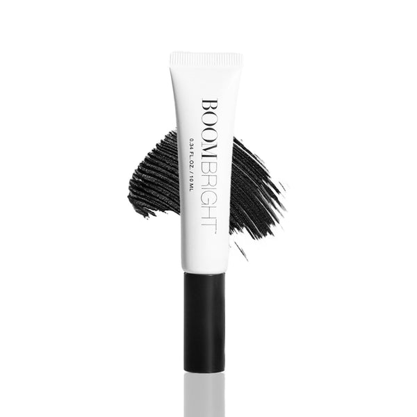 BOOM! by Cindy Joseph Bright Mascara - ProAge Mascara Made for Your 50s & Beyond - Lengthening & Moisturizing Hypoallergenic Mascara (Black)