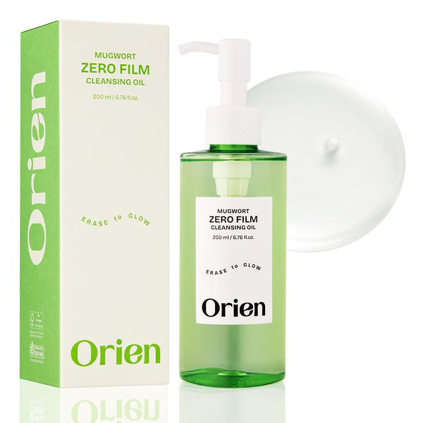 Orien Mugwort Zero Film Cleansing Oil 6.76 fl.oz. 200ml ??aily Makeup Blackhead Removal No pore clogging Korean skincare double cleansing