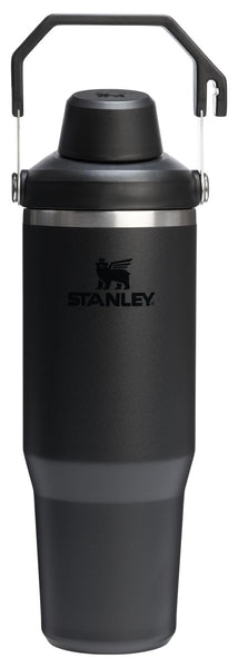 Stanley IceFlow 2.0 Fast Flow Tumbler with Handle 30 oz | Twist On Angled Spout Lid | Leakproof Water Bottle | Insulated Stainless Steel | BPA-Free | Black 2.0
