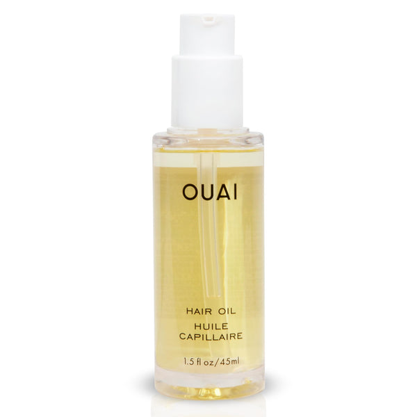 OUAI Hair Oil - Hair Heat Protectant Oil for Frizz Control - Adds Shine and Smooths Split Ends - Color Safe Formula - Paraben, Phthalate and Sulfate Free (1.5 fl oz)
