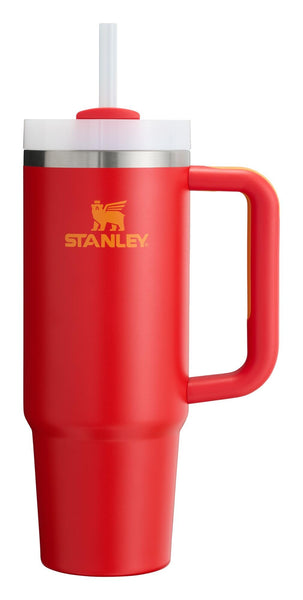 Stanley Quencher H2.0 Tumbler with Handle and Straw 30 oz | Flowstate 3-Position Lid | Cup Holder Compatible for Travel | Insulated Stainless Steel Cup | BPA-Free | Chili