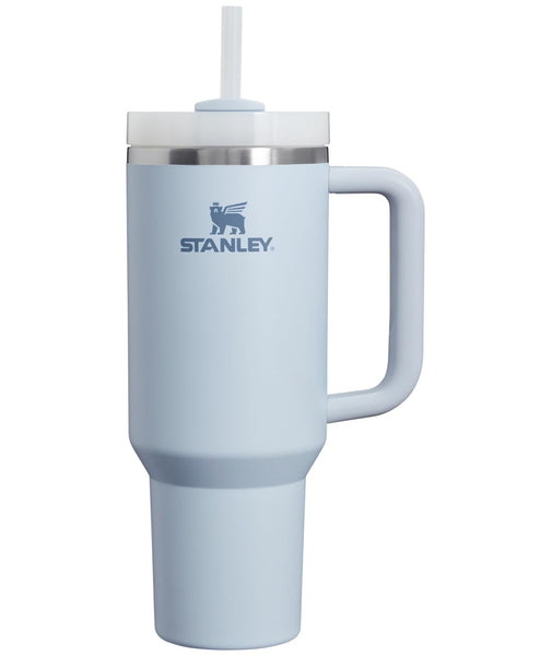 Stanley Quencher H2.0 Tumbler with Handle and Straw 40 oz | Flowstate 3-Position Lid | Cup Holder Compatible for Travel | Insulated Stainless Steel Cup | BPA-Free | Glacier