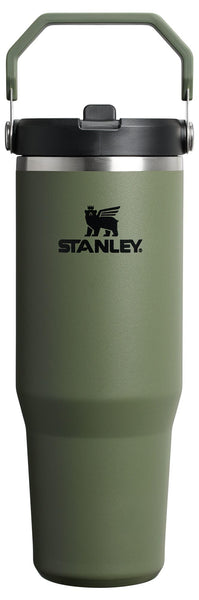 Stanley IceFlow 2.0 Flip Straw Tumbler with Handle 30 oz | Twist On Lid and Flip Up Straw | Leak Resistant Water Bottle | Insulated Stainless Steel | BPA-Free | Dried Pine