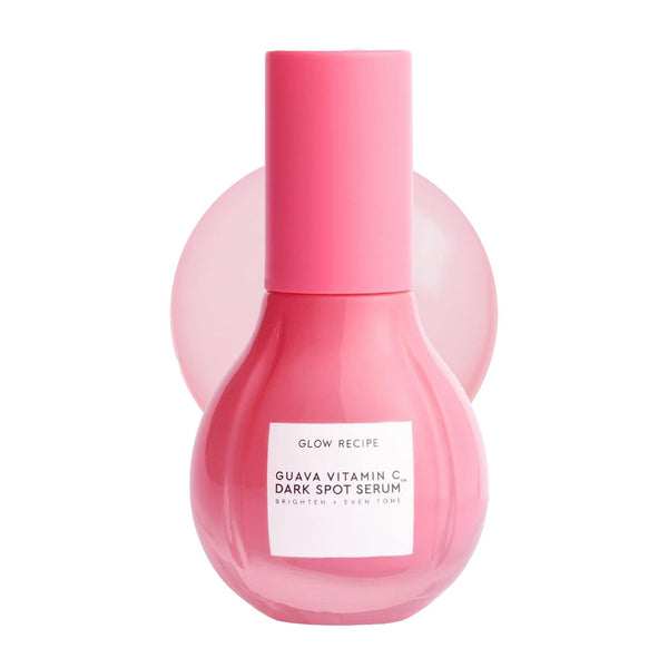 Glow Recipe Guava Vitamin C Serum for Sensitive Skin - Moisturizing & Brightening Korean Skin Care Serum for Dark Spots, Even Tone & Redness - Tranexamic, Ferulic Acid & Vitamin E - Vegan, 30ml
