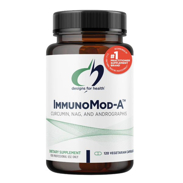 Designs for Health ImmunoMod-A - Immune Support Supplement - Curcumin C3 Turmeric Complex, NAG, Andrographis + N-Acetyl-D-Glucosamine - Non-GMO, Vegan + Gluten Free (120 Capsules)