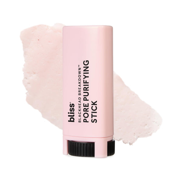 Bliss Blackhead Breakdown - Blackhead Purifying Stick - Extracts Pore Clogging Debris - Formulated with Pink Clay & Salicylic Acid