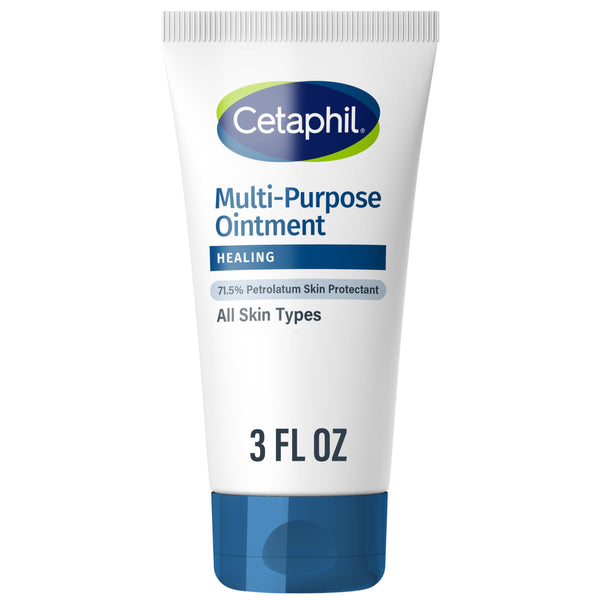 Cetaphil Healing Ointment, 3 oz, For Dry, Chapped, Irritated Skin, Heals and Protects, Soothes Cracked Hands and Chapped Lips, Hypoallergenic, Fragrance Free