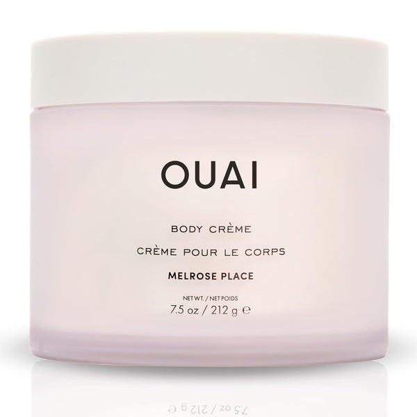OUAI Body Cream, Melrose Place - Hydrating Whipped Body Cream with Cupuaçu Butter, Coconut Oil and Squalane - Softens Skin and Delivers Healthy-Looking Glow - Sulfate Free Skin Care (7.5 Oz)