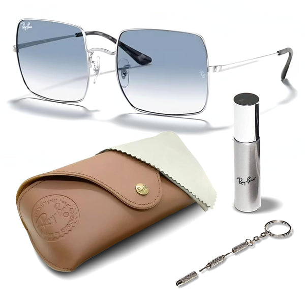 Ray-Ban RB1971 Square 1971 Classic Sunglasses for Men and Women- Timeless Classic Sun Glasses with Modern Elegance - Premium UV Protection - Designer Men's and Women's Sunglasses