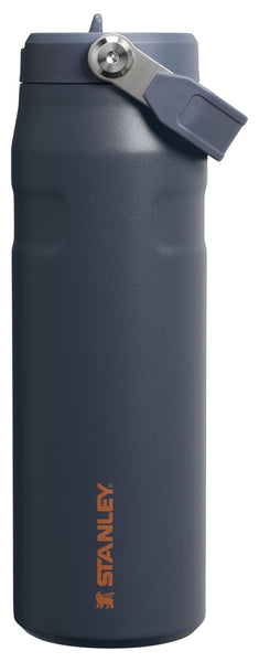 Stanley IceFlow Flip Straw 2.0 Water Bottle 24 oz | Built-In Straw with Larger Opening | Lightweight and Leak Resistant | Insulated Stainless Steel | BPA-Free | Twilight