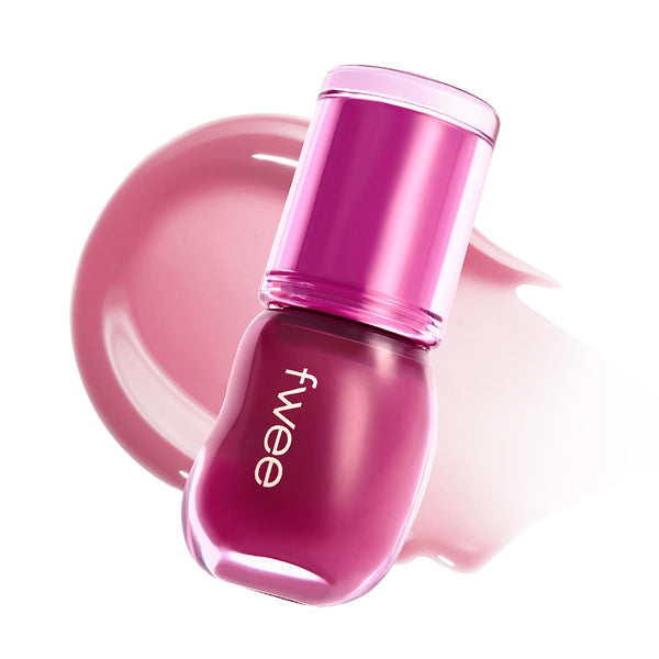 fwee 3D Voluming Gloss 30% (Sheer) | Currant 30% l High Shine, Non-Sticky Lip Gloss for Makeup | Long-Lasting, Moisturizing Gel Formula | 30%, 70% Pigment Options | 5.3g