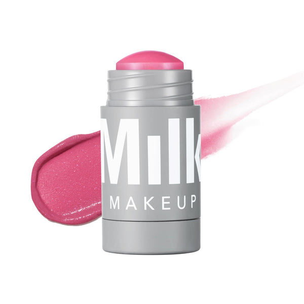 Milk Makeup Lip + Cheek Stick – Multi-Use Cream Blush + Lip Color with Mango Butter, Avocado Oil + Apricot Oil – Hydrating, Buildable, Long-Lasting, Vegan Formula – Rally, 0.21 oz