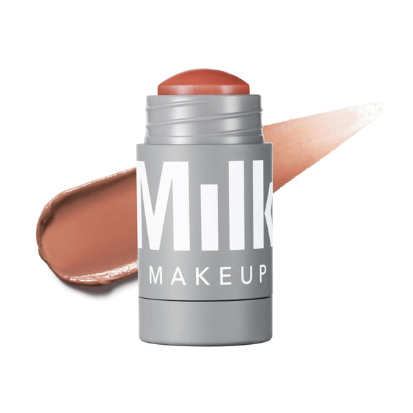 Milk Makeup Lip + Cheek Stick – Multi-Use Cream Blush + Lip Color with Mango Butter, Avocado Oil + Apricot Oil – Hydrating, Buildable, Long-Lasting, Vegan Formula – Enigma, 0.21 oz