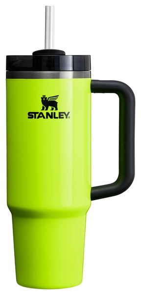 STANLEY Quencher H2.0 Tumbler with Straw 30 oz | Flowstate 3-Position Lid | Cup Holder Compatible for Travel | Insulated Stainless Steel Cup | BPA-Free | Neon Yellow