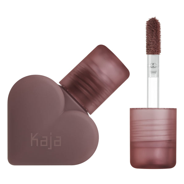 Kaja Lip Mousse - Love Swipe 04 Swipe Right | with Raspberry Seed Oil and Vitamin E, Buildable, Blendable, Moisturizing, Velvet Finish, Weightless Texture, Deep Shades, 0.22 Oz