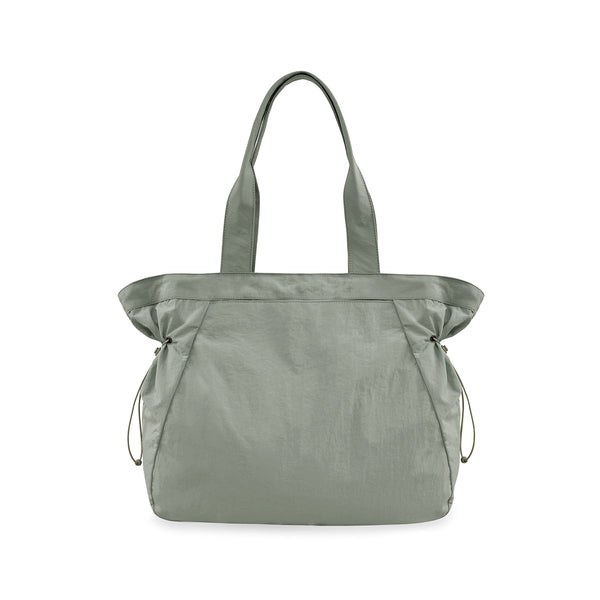 ODODOS 18L Side-Cinch Shopper Bags Lightweight Shoulder Bag Tote Handbag for Shopping Workout Beach Travel, Grey