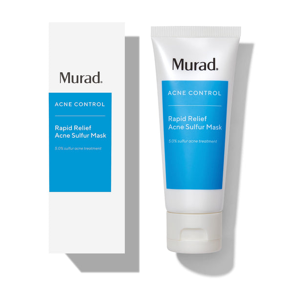 Murad Rapid Relief Acne Sulfur Mask - Acne Control Clay Face Mask with Salicylic Acid - 2.5 fl oz