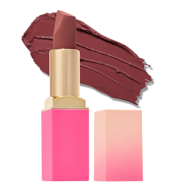 Juvia's Place The Nude Velvety Matte Lipstick Kebi - Nude Matte Lipstick, Long-lasting Matte Lipstick, Rich-Color Lip Makeup, Creamy Lipstick with Matte Finish, Beauty & Lip Products