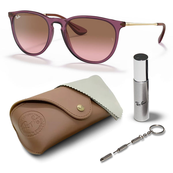 Ray-Ban RB4171 Erika Classic Phantos Shape Sunglasses for Men and Women- Timeless Classic Sun Glasses with Modern Elegance - Premium UV Protection - Designer Men's and Women's Sunglasses