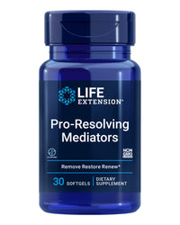 Thumbnail for Life Extension Pro-Resolving Mediators, 18-HEPE, 17-HDHA, 14-HDHA, Supports The Body’s Natural Post-inflammatory Response, Gluten Free, Non-GMO, 30 softgels