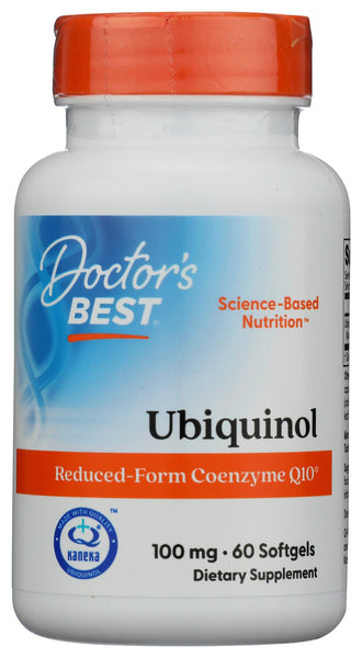 Doctors Best Ubiquinol, Reduced-Form Coenzyme Q10, Non-GMO, Gluten Free, Soy Free 60 Softgels