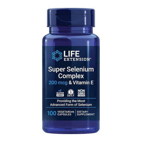 Life Extension Super Selenium Complex And Vitamin E 200 Mcg 100 Veg Caps