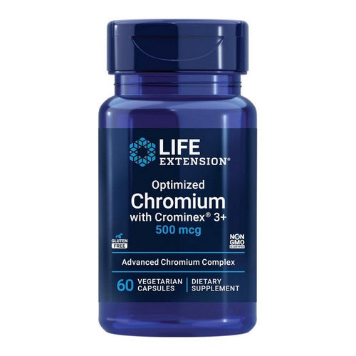 Life Extension Optimized Chromium with Crominex 3+ 500 mcg 60 vcaps