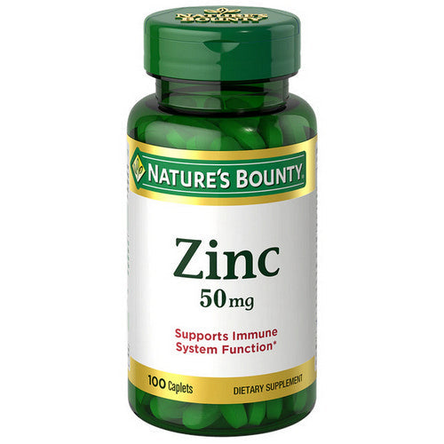 Nature's Bounty Natures Bounty Chelated Zinc 50 mg 100 Count