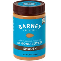 Thumbnail for Image 1 of Default Title for the product Barney Butter Almond Butter, Smooth, 16 Ounce Jar