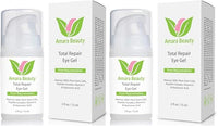 Thumbnail for Image 2 of 0.5 Fl Oz (Pack of 2) for the product Amara Beauty Eye Cream Gel for Dark Circles and Puffiness with Peptides & Hyaluronic Acid, 0.5 fl. oz.