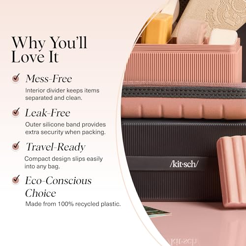 Image 4 of Kitsch 4-Compartment Travel Soap Case – TSA-Approved Bar Soap Holder