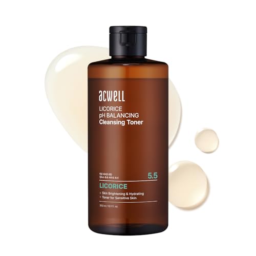 Image 2 of 10.14 Fl Oz (Pack of 1) for the product ACWELL Licorice pH 5.5 Balancing Cleansing Toner, 5.07 fl oz