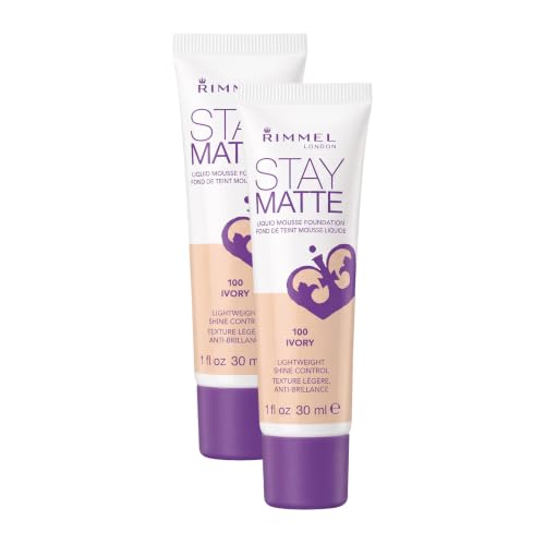 Image 33 of Ivory / 1 Fl Oz (Pack of 2) for the product Rimmel Stay Matte Liquid Foundation