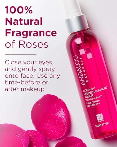 Image 4 of Andalou Naturals 1000 Roses Biome Balancing Toner Spray (6 fl oz)