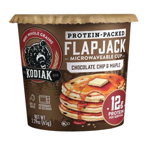 Image 3 of KODIAK CAKES Pancake On The Go, Chocolate Chip & Maple, 2.29 Oz (Pack Of 12)