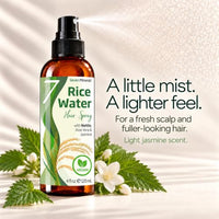 Thumbnail for Image 5 of Seven Minerals Nettle and Rice Water Spray for Hair 4 fl oz