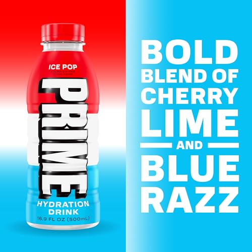 Image 3 of PRIME Hydration ICE POP | Sports Drinks | Electrolyte Enhanced for Ultimate Hydration | 250mg BCAAs | B Vitamins | Antioxidants | 2g Of Sugar | 16.9 Fluid Ounce | 12 Pack