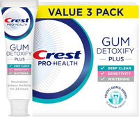 Thumbnail for Image 2 of 4.5 Fl Oz (Pack of 24) for the product Crest Pro-Health Gum Detoxify Plus Toothpaste 4.5 oz Pack of 3