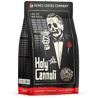 Thumbnail for Image 1 of Default Title for the product Bones Coffee Company Holy Cannoli Baked Cannoli Flavored Coffee Medium Roast Low Acid Arabica Beans Ground 12 Oz