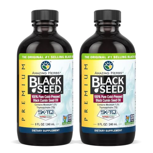 Image 3 of 8 Fl Oz (Pack of 2) for the product Amazing Herbs Premium Black Seed Oil